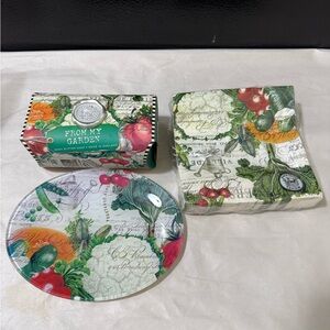 From My Garden Bath Accessory Set with Vibrant Colors